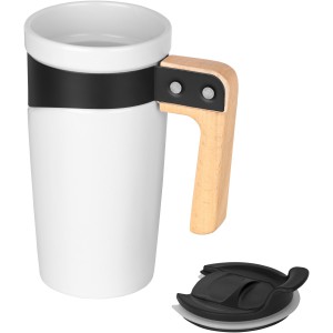 Grotto 475 ml ceramic mug, White (Mugs)