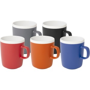Lilio 310 ml ceramic mug, Solid black (Mugs)