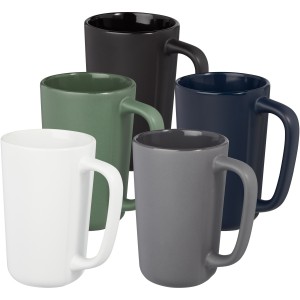Perk 480 ml ceramic mug, Grey (Mugs)