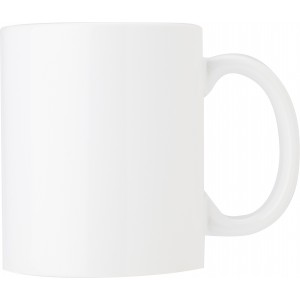 Porcelain mug Nelson, white (Mugs)