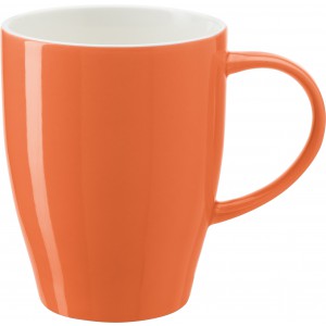 Porcelain mug Paula, orange (Mugs)