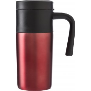Stainless steel mug Kristi, red (Mugs)
