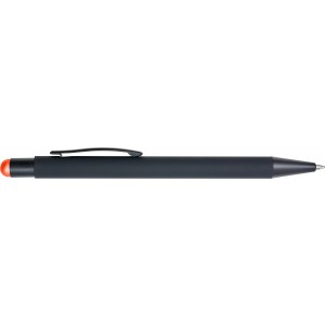 Aluminium ballpen Formentera, orange (Multi-colored, multi-functional pen)