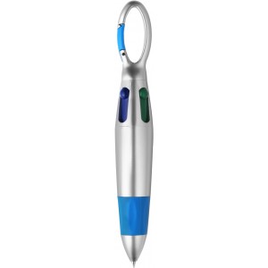 Hearn four colour ink ballpen, light blue (Multi-colored, multi-functional pen)