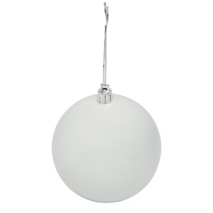 Nadal christmas bauble, White