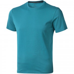 Nanaimo short sleeve men's t-shirt, Aqua (T-shirt, 90-100% cotton)