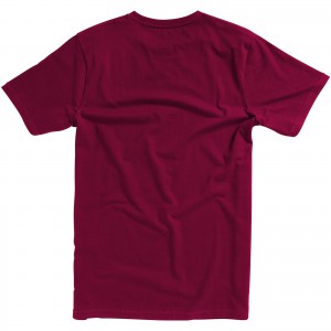 Nanaimo short sleeve men's t-shirt, Burgundy (T-shirt, 90-100% cotton)