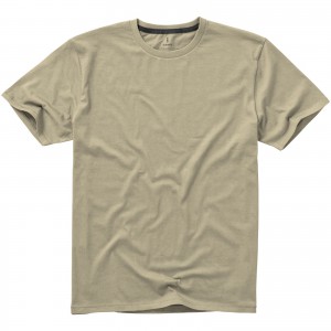 Nanaimo short sleeve men's t-shirt, Khaki (T-shirt, 90-100% cotton)