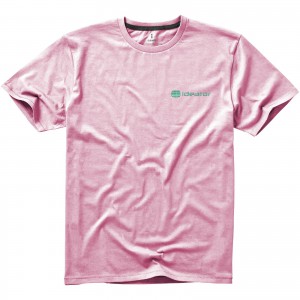 Nanaimo short sleeve men's t-shirt, Light pink (T-shirt, 90-100% cotton)