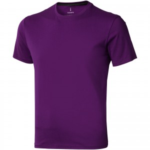 Nanaimo short sleeve men's t-shirt, Plum (T-shirt, 90-100% cotton)