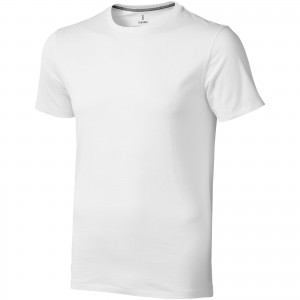 Nanaimo short sleeve men's t-shirt, White (T-shirt, 90-100% cotton)