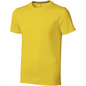 Nanaimo short sleeve men's t-shirt, Yellow (T-shirt, 90-100% cotton)