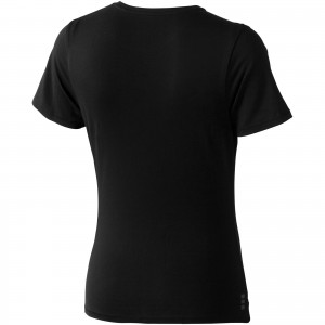 Nanaimo short sleeve women's T-shirt, solid black (T-shirt, 90-100% cotton)