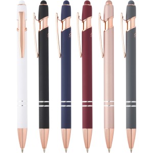 Nanna ballpoint pen with rose gold finish (black ink), Ocean (Metallic pen)