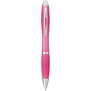 Nash ballpoint pen with coloured barrel and grip, Pink