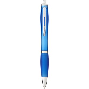 Nash ballpoint pen with coloured barrel and grip, aqua blue
