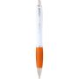 Nash recycled plastic ballpoint pen (black ink), Orange