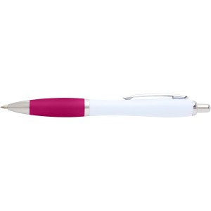 Nash recycled plastic ballpoint pen (black ink), Pink (Plastic pen)