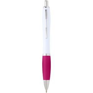 Nash recycled plastic ballpoint pen (black ink), Pink (Plastic pen)