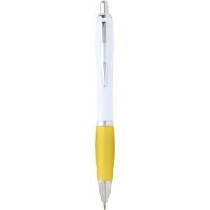 Nash recycled plastic ballpoint pen (black ink), Yellow (Plastic pen)