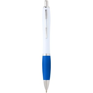 Nash recycled plastic ballpoint pen (blue ink), Aqua (Plastic pen)