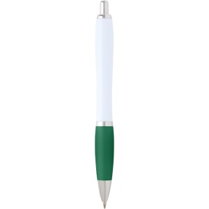 Nash recycled plastic ballpoint pen (blue ink), Green (Plastic pen)