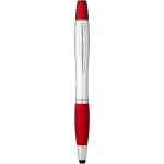 Nash stylus ballpoint pen and highlighter, Silver,Red (10658102)