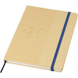 Nelida A5 recycled cardboard hard cover notebook, Ocean blue (Notebooks)