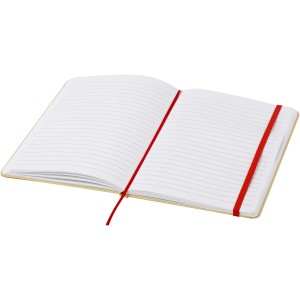 Nelida A5 recycled cardboard hard cover notebook, Red (Notebooks)