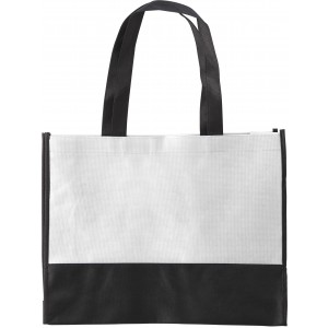 Nonwoven (80 gr/m2) shopping bag Brenda, white