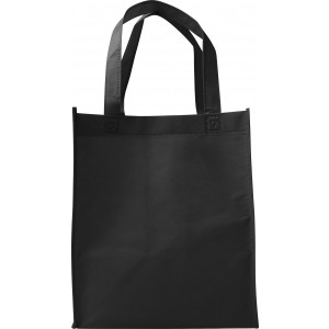 Nonwoven (80 gr/m2) shopping bag. Kira, black