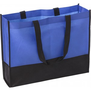 Nonwoven (80 gr/m2) shopping bag Brenda, cobalt blue