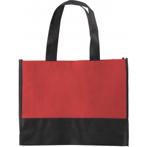 Nonwoven (80 gr/m2) shopping bag Brenda, red