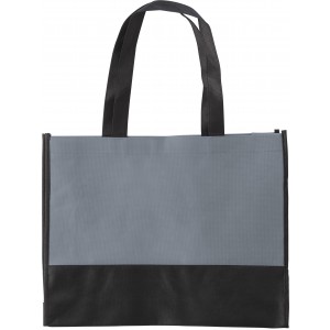 Nonwoven (80 gr/m2) shopping bag Brenda, grey