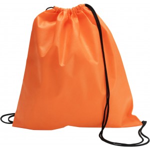 Nonwoven (80 gr/m2) drawstring backpack Nico, orange