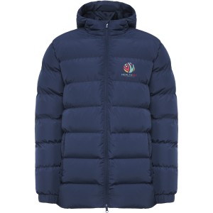 Nepal unisex insulated parka, Navy Blue (Jackets)