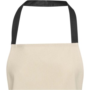 Nia 200 g/m2 recycled cotton apron, Solid black (Kitchen textile)