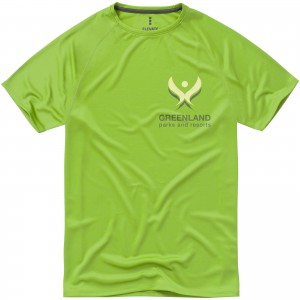 Niagara short sleeve men's cool fit t-shirt, Apple Green (T-shirt, mixed fiber, synthetic)