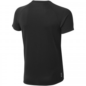 Niagara short sleeve men's cool fit t-shirt, solid black (T-shirt, mixed fiber, synthetic)