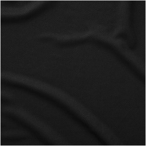 Niagara short sleeve men's cool fit t-shirt, solid black (T-shirt, mixed fiber, synthetic)