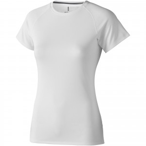 Niagara short sleeve women's cool fit t-shirt, White (T-shirt, mixed fiber, synthetic)