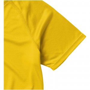 Niagara short sleeve women's cool fit t-shirt, Yellow (T-shirt, mixed fiber, synthetic)