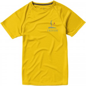 Niagara short sleeve women's cool fit t-shirt, Yellow (T-shirt, mixed fiber, synthetic)