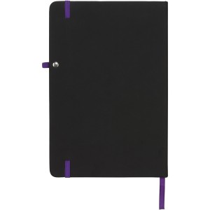 Noir medium notebook, solid black,Purple (Notebooks)