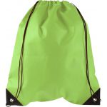 Nonwoven (80 g/m2) drawstring backpack, lime (8692-19)