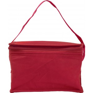 Nonwoven (80 gr/m2) cooler bag Arlene, red (Cooler bags)