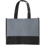 Nonwoven (80 gr/m2) shopping bag, grey (0971-03)