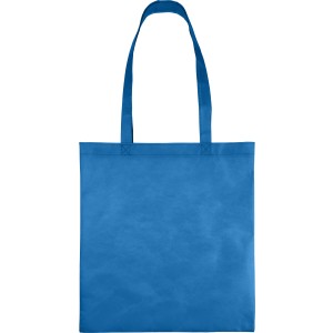 Nonwoven (80 gsm) shopping bag Taye, light blue