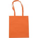 Nonwoven carrying/shopping bag, orange (6227-07CD)