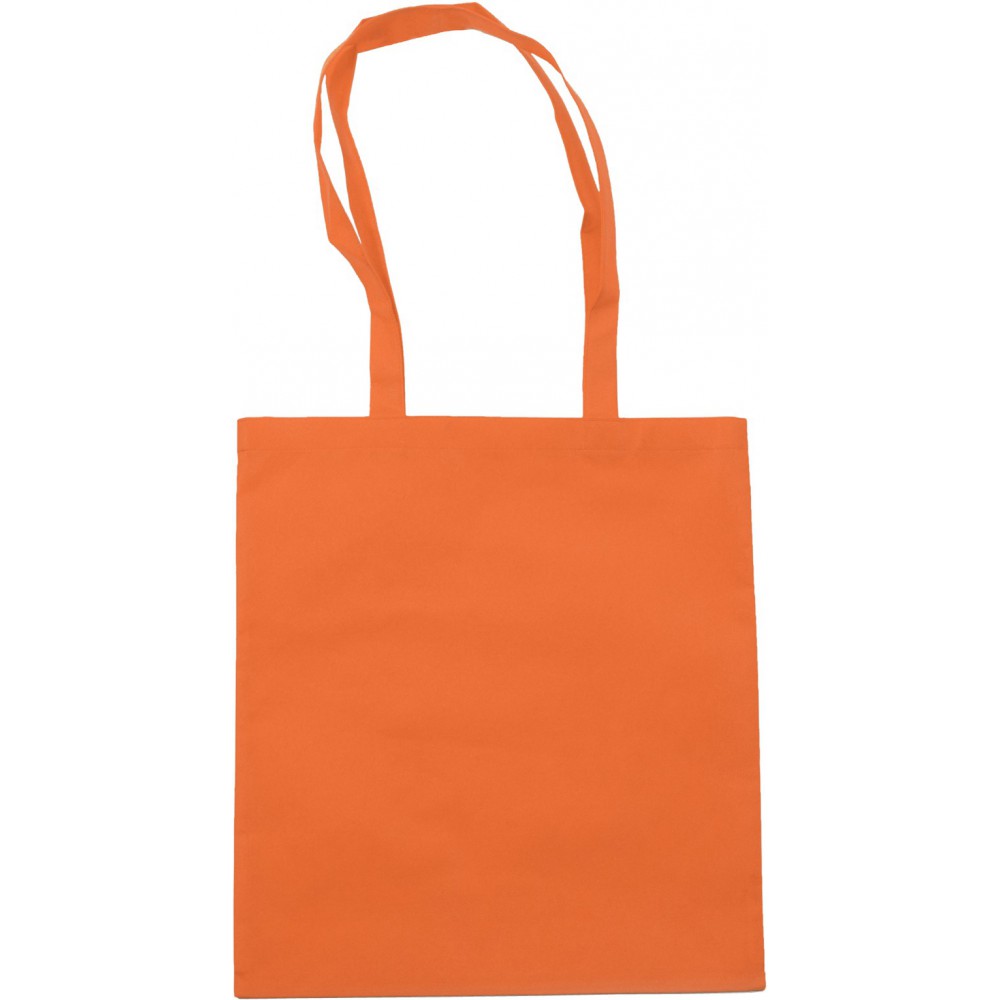 Printed Nonwoven carrying/shopping bag, orange (Shopping bags)